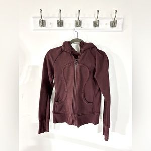 Lululemon Scuba Eggplant Zip-Up Hoodie